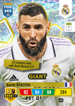 Karim Benzema Real Madrid 2023 FIFA 365 Giant #433